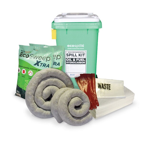120L Hydrocarbon Spill Kit | HC120 | Oil and Fuel Spill Kits | oil spill clean up | Ecospill | Spill Kits | Sydney Brisbane Perth Australia | Regulation Spill Kit colour